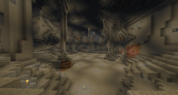 Spherical cave.