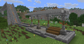 Railway station.