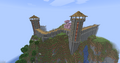 Fortress walls finished, north-western corner